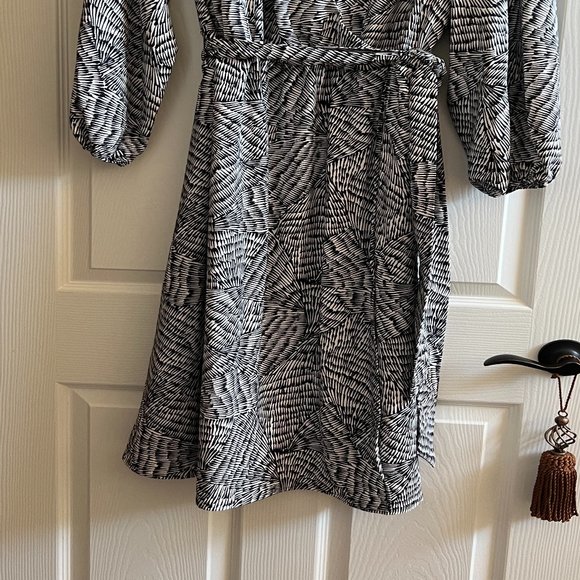 A New Day Women's Maxi Dress - Black/Cream Size XXL - Picture 9 of 11
